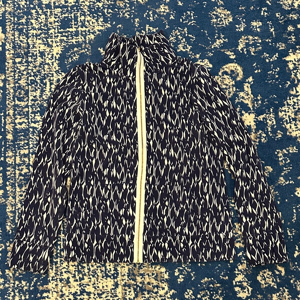 Lilly Pulitzer Leona Fish Print Jacket